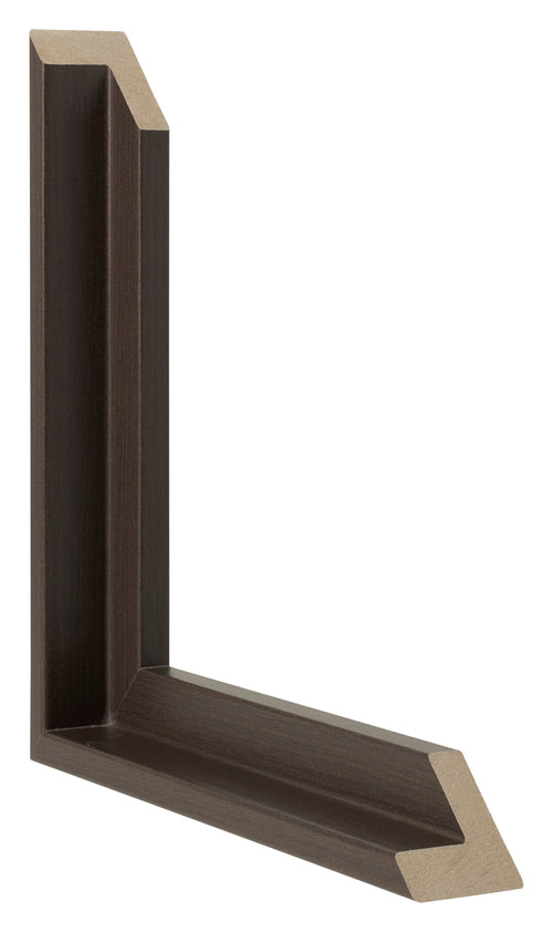 Lyon MDF Canvas Floater Frame Oak Dark Intersection | Yourdecoration.com