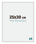 Miami Aluminium Photo Frame 25x30cm Silver Matt Front Size | Yourdecoration.com