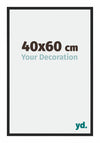 Miami Aluminium Photo Frame 40x60cm Black High Gloss Front Size | Yourdecoration.com