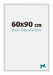 Miami Aluminium Photo Frame 60x90cm Silver Matt Front Size | Yourdecoration.com