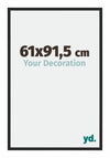 Miami Aluminium Photo Frame 61x91 5cm Black High Gloss Front Size | Yourdecoration.com