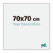 Miami Aluminium Photo Frame 70x70cm Silver Matt Front Size | Yourdecoration.com