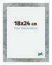 Mura MDF Photo Frame 18x24cm Iron Swept Front Size | Yourdecoration.com
