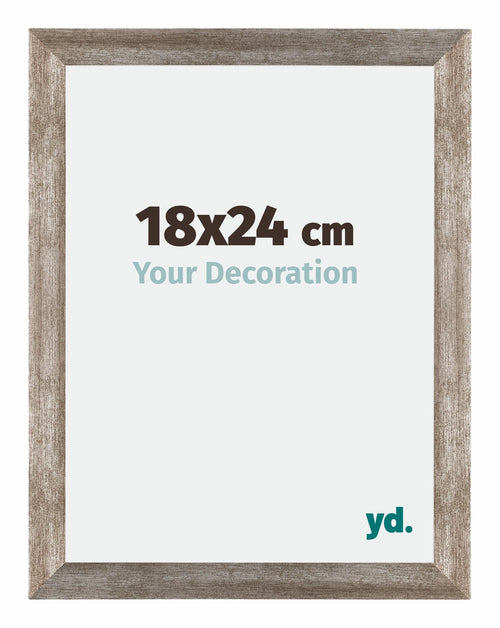 Mura MDF Photo Frame 18x24cm Metal Vintage Front Size | Yourdecoration.com