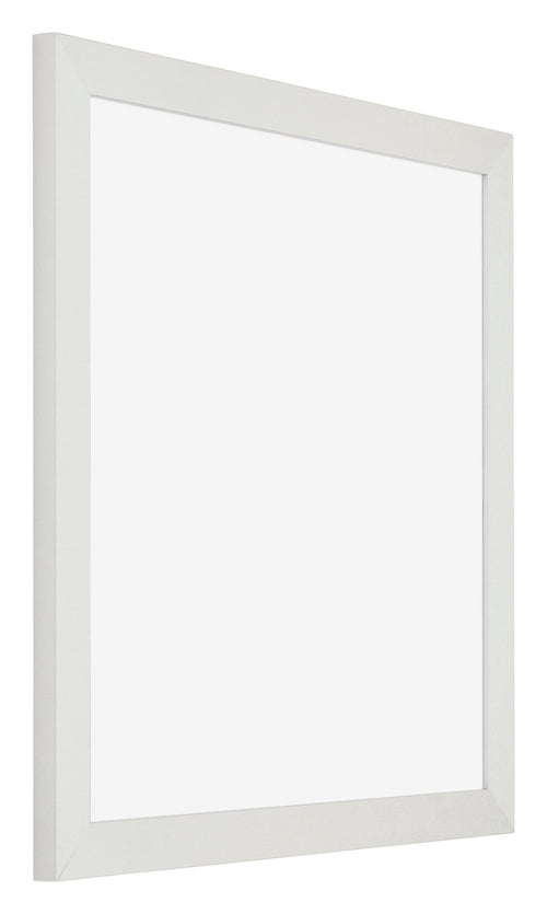 Mura MDF Photo Frame 20x20cm White Matte Front Oblique | Yourdecoration.com