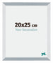 Mura MDF Photo Frame 20x25cm Aluminum Brushed Front Size | Yourdecoration.com