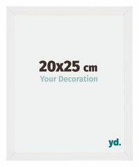 Mura MDF Photo Frame 20x25cm White High Gloss Front Size | Yourdecoration.com