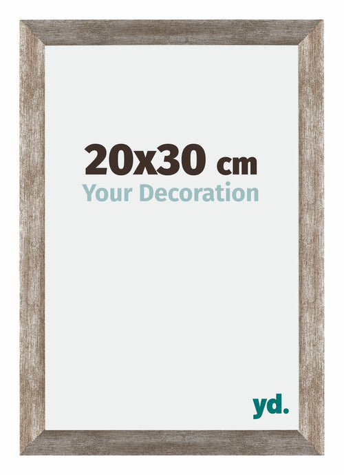 Mura MDF Photo Frame 20x30cm Metal Vintage Front Size | Yourdecoration.com