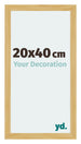 Mura MDF Photo Frame 20x40cm Pine Design Front Size | Yourdecoration.com