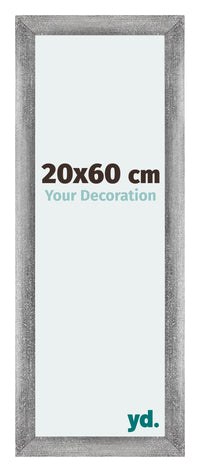 Mura MDF Photo Frame 20x60cm Gray Wiped Front Size | Yourdecoration.com