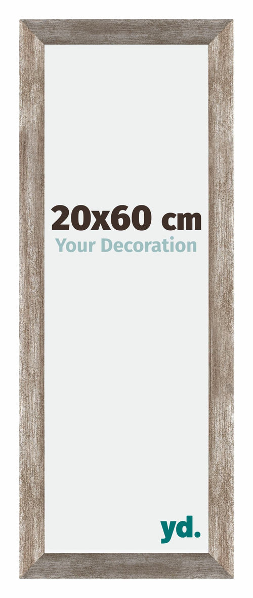 Mura MDF Photo Frame 20x60cm Metal Vintage Front Size | Yourdecoration.com