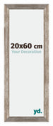 Mura MDF Photo Frame 20x60cm Metal Vintage Front Size | Yourdecoration.com