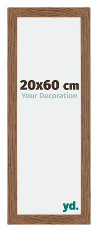 Mura MDF Photo Frame 20x60cm Oak Rustic Front Size | Yourdecoration.com