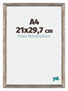 Mura MDF Photo Frame 21x29 7cm A4 Metal Vintage Front Size | Yourdecoration.com