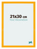 Mura MDF Photo Frame 21x30cm Yellow Front Size | Yourdecoration.com