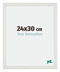 Mura MDF Photo Frame 24x30cm White Matte Front Size | Yourdecoration.com