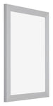 Mura MDF Photo Frame 24x32cm Silver Matte Front Oblique | Yourdecoration.com