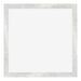 Mura MDF Photo Frame 25x25cm Silver Glossy Vintage Front | Yourdecoration.com