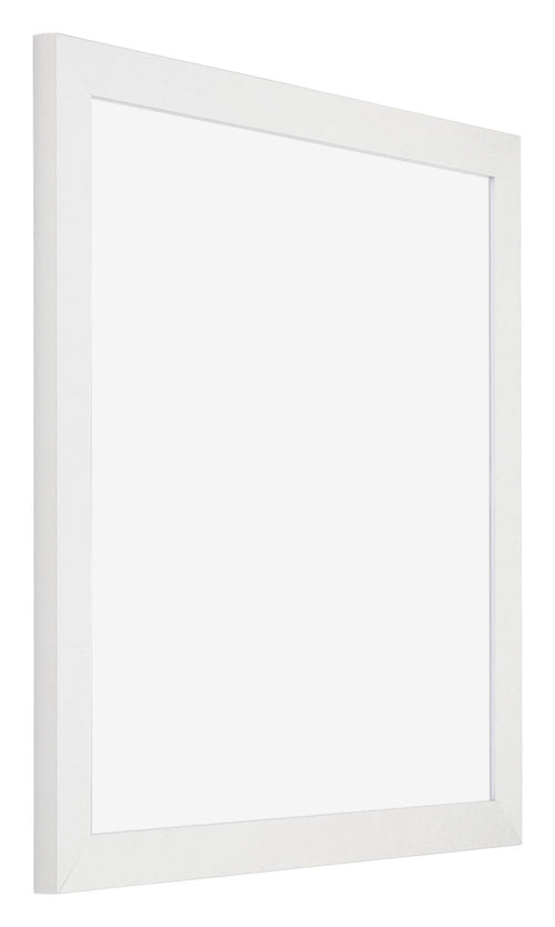 Mura MDF Photo Frame 25x25cm White High Gloss Front Oblique | Yourdecoration.com