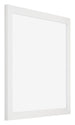 Mura MDF Photo Frame 25x25cm White High Gloss Front Oblique | Yourdecoration.com