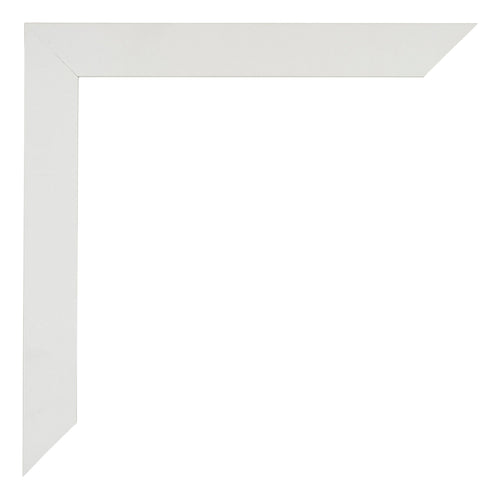 Mura MDF Photo Frame 25x25cm White Matte Detail Corner | Yourdecoration.com