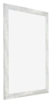 Mura MDF Photo Frame 25x30cm Silver Glossy Vintage Front Oblique | Yourdecoration.com