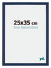 Mura MDF Photo Frame 25x35cm Dark Blue Swept Front Size | Yourdecoration.com