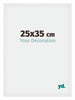 Mura MDF Photo Frame 25x35cm White High Gloss Front Size | Yourdecoration.com