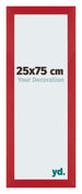 Mura MDF Photo Frame 25x75cm Silver Shiny Vintage Front Size | Yourdecoration.com