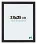 Mura MDF Photo Frame 28x35cm Back Wood Grain Front Size | Yourdecoration.com