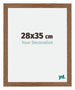 Mura MDF Photo Frame 28x35cm Oak Rustic Front Size | Yourdecoration.com