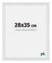 Mura MDF Photo Frame 28x35cm White Matte Front Size | Yourdecoration.com