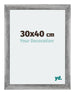 Mura MDF Photo Frame 30x40cm Gray Wiped Front Size | Yourdecoration.com