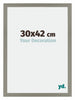 Mura MDF Photo Frame 30x42cm Gray Front Size | Yourdecoration.com