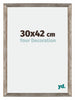 Mura MDF Photo Frame 30x42cm Metal Vintage Front Size | Yourdecoration.com