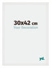 Mura MDF Photo Frame 30x42cm White High Gloss Front Size | Yourdecoration.com