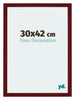 Mura MDF Photo Frame 30x42cm Winered Wiped Front Size | Yourdecoration.com