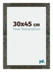 Mura MDF Photo Frame 30x45cm Blue Gold Melange Front Size | Yourdecoration.com