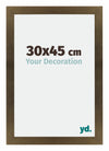Mura MDF Photo Frame 30x45cm Bronze Design Front Size | Yourdecoration.com