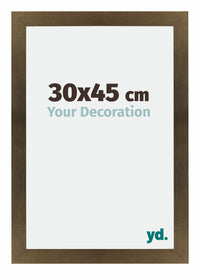 Mura MDF Photo Frame 30x45cm Bronze Design Front Size | Yourdecoration.com