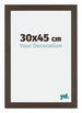 Mura MDF Photo Frame 30x45cm Oak Dark Front Size | Yourdecoration.com
