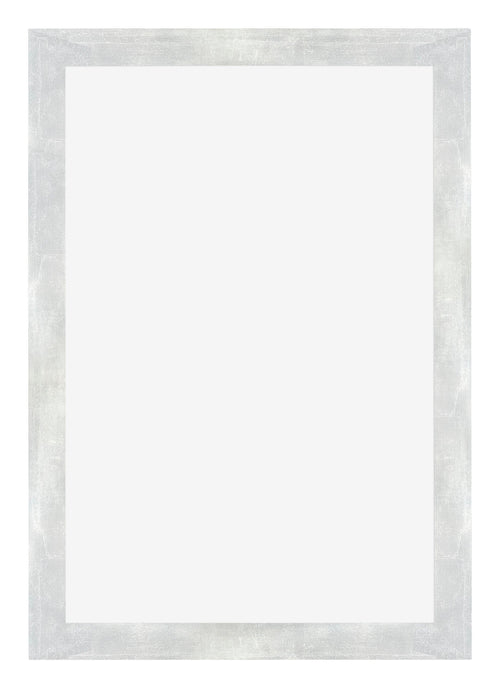 Mura MDF Photo Frame 30x45cm Silver Glossy Vintage Front | Yourdecoration.com