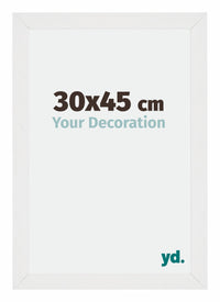 Mura MDF Photo Frame 30x45cm White High Gloss Front Size | Yourdecoration.com