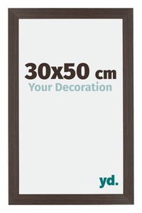 Mura MDF Photo Frame 30x50cm Oak Dark Front Size | Yourdecoration.com
