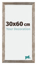 Mura MDF Photo Frame 30x60cm Metal Vintage Front Size | Yourdecoration.com