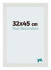 Mura MDF Photo Frame 32x45cm Blanc Mat Front Size | Yourdecoration.com