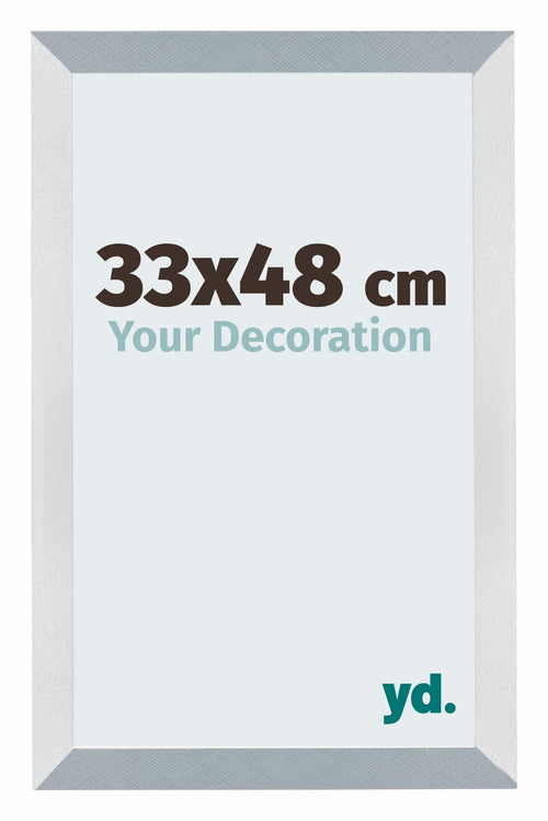 Mura MDF Photo Frame 33x48cm Aluminium Brossé Front Size | Yourdecoration.com