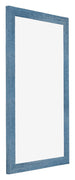 Mura MDF Photo Frame 33x48cm Bleu Brillant Patiné Front Oblique | Yourdecoration.com