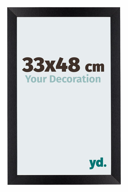 Mura MDF Photo Frame 33x48cm Noir Mat Front Size | Yourdecoration.com