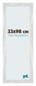 Mura MDF Photo Frame 33x98cm Argent Brillant Vintage Front Size | Yourdecoration.com